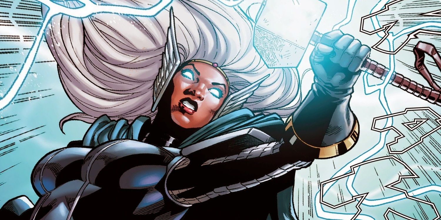 Storm becomes Thor in Marvel Comics.
