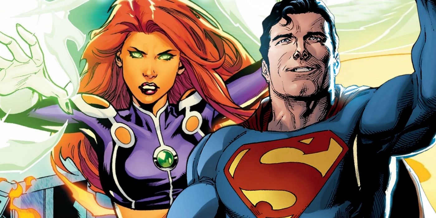 Superman Comic Starfire Origin Change