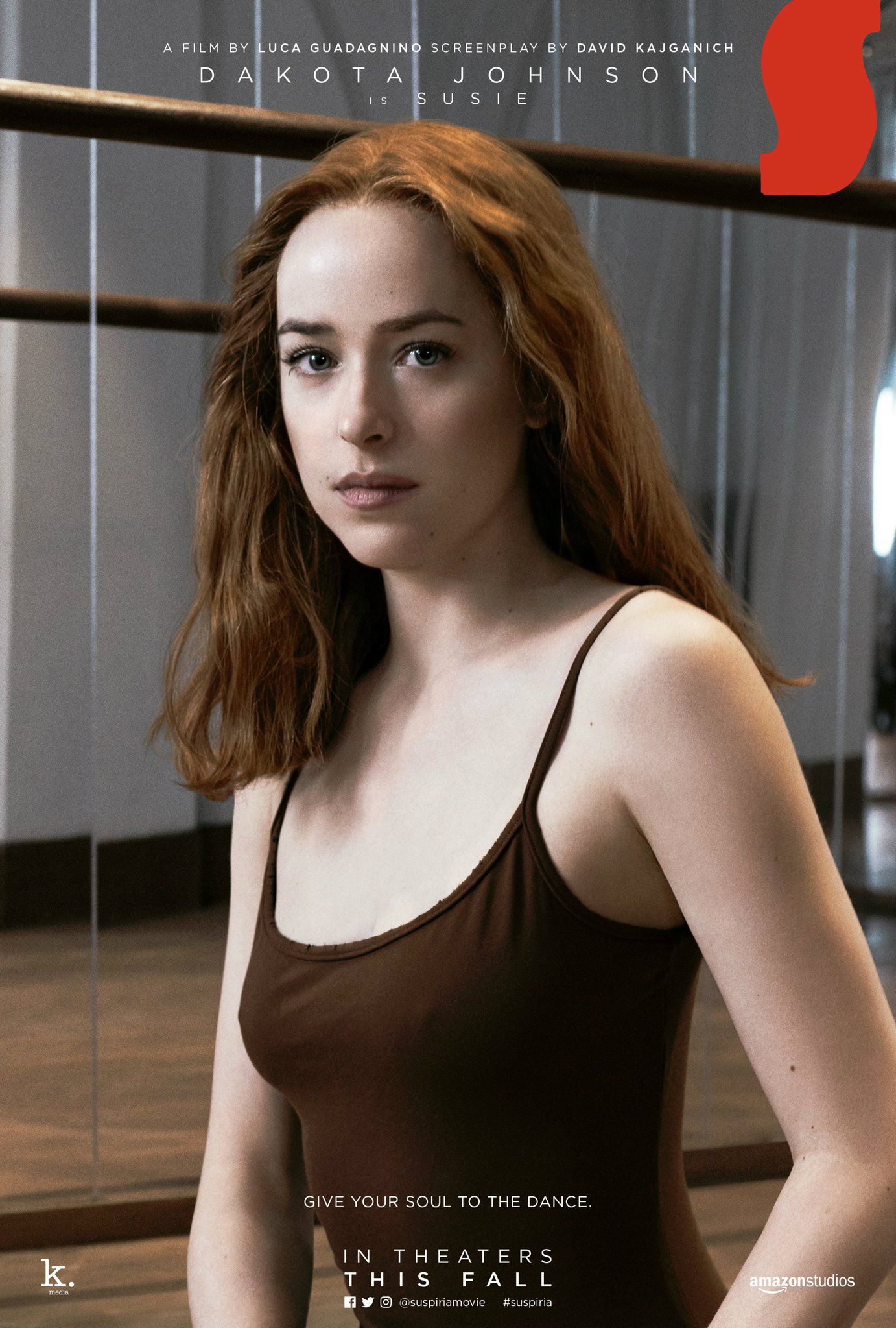 Suspiria poster with Dakota Johnson