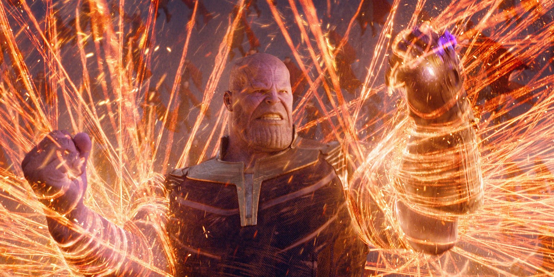 Doutor Estranho prende Thanos em Vingadores Guerra Infinita