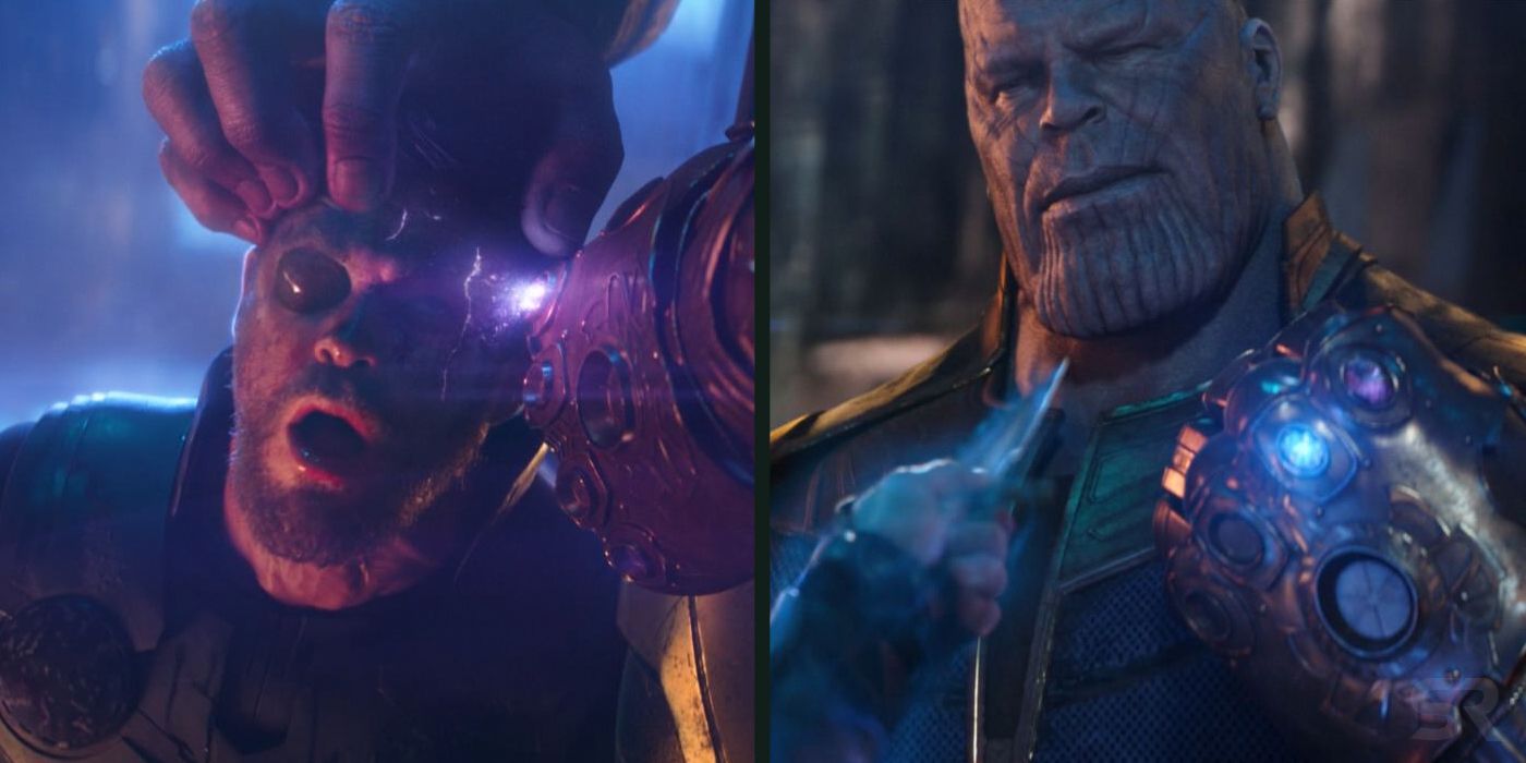 Thanos Using Infinity Stones on Thor’s Ship
