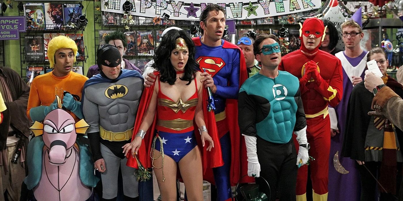 The Big Bang Theory Cast Dressed As Justice League