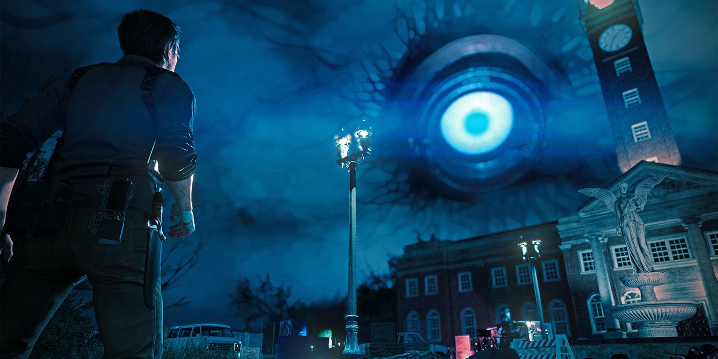 An eye in the sky in The Evil Within 2