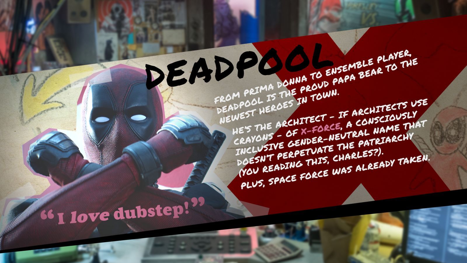Wade Wilson's X-Force Bio in Deadpool 2