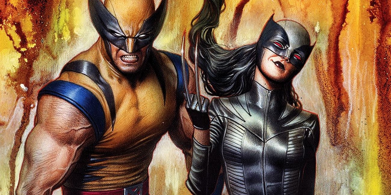 Wolverine and X-23 prepare to fight in Marvel Comics.
