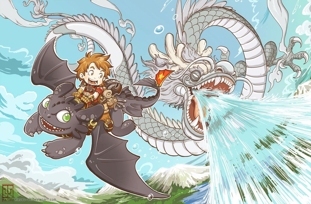 Chinese How To Train Your Dragon Fan Art