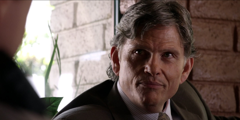 Jacob Hale Jr (Jeff Kober) from Sons of Anarchy glaring at somene
