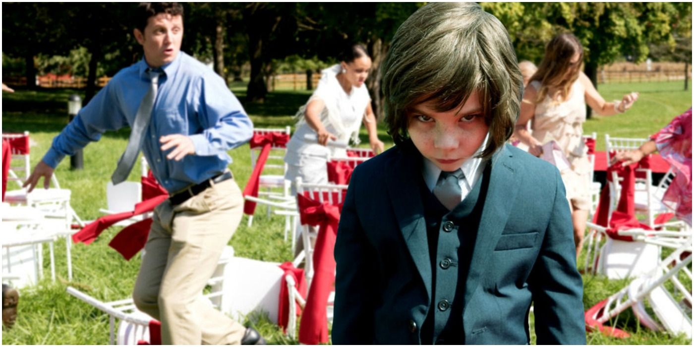 A still from Little Evil