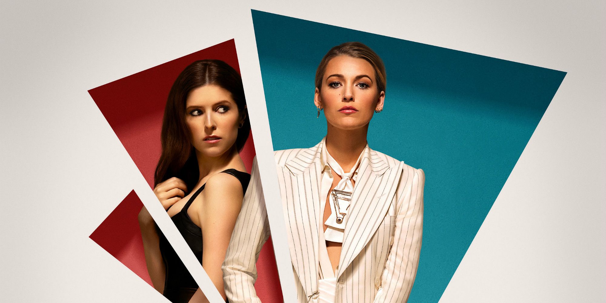 A Simple Favor Movie Photo featuring Blake Lively and Anna Kendrick side by side
