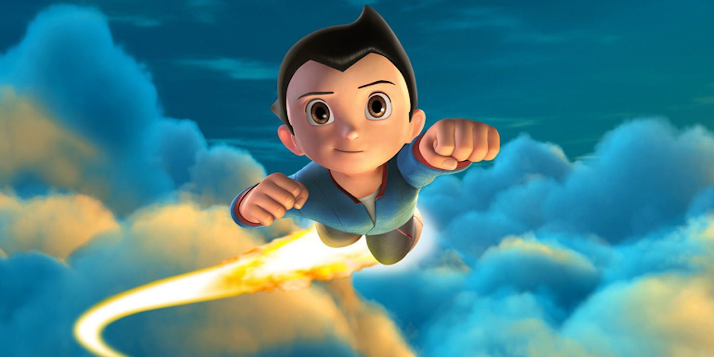 Astro Boy flying