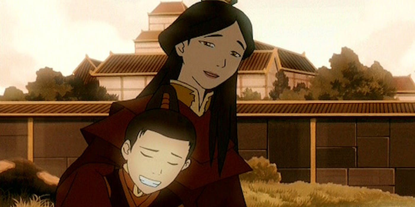 Zuko e sua mãe em Avatar The Last Airbender