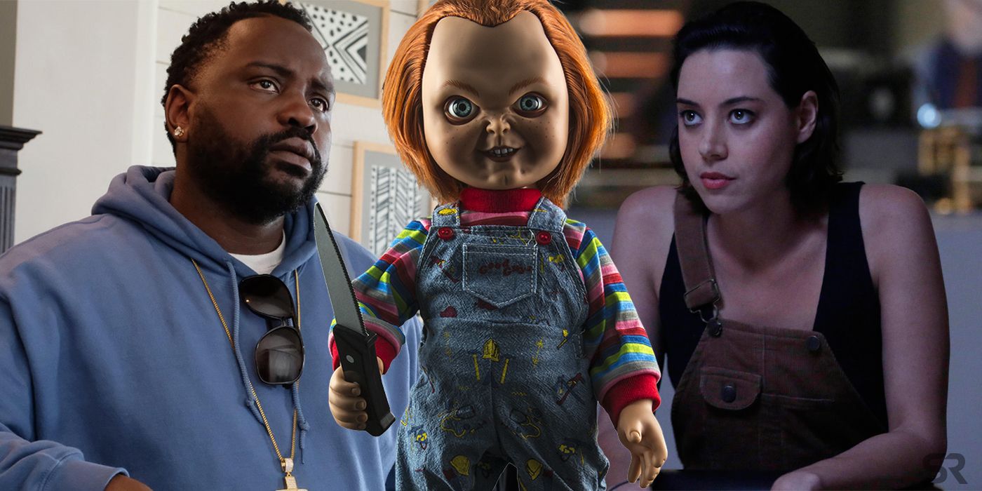 Brian Tyree Henry and Aubrey Plaza in Child's Play