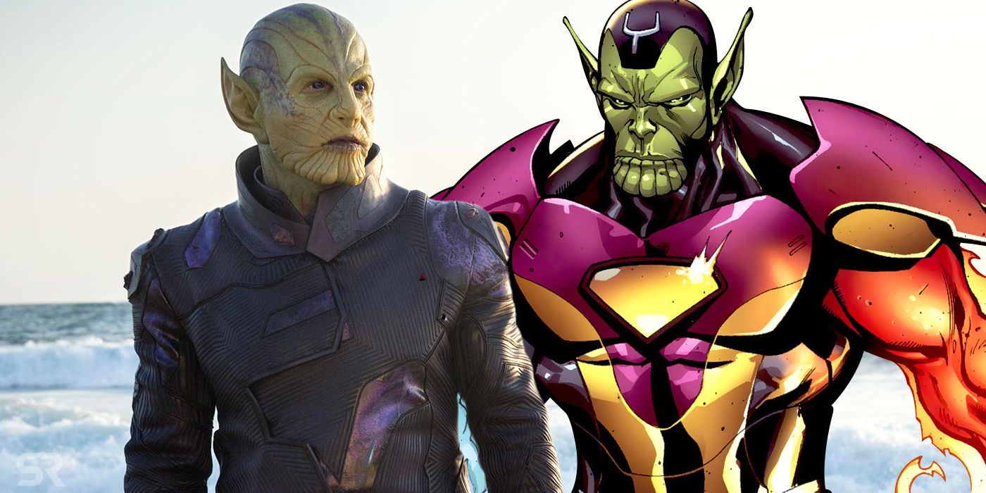 Captain Marvel Mcu Skrulls Have Changed From The Comics And Concept Art