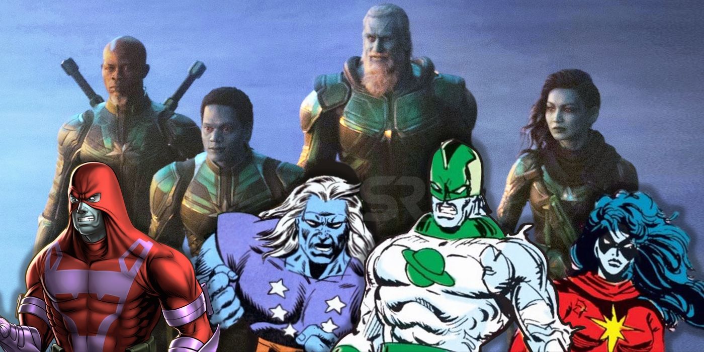 Captain Marvel Starforce Comic Team