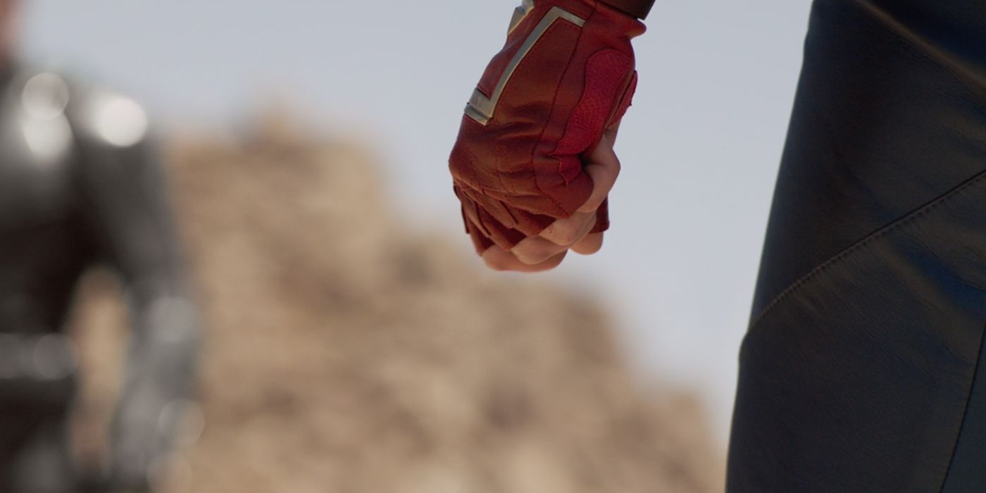 Captain Marvel clenched fist