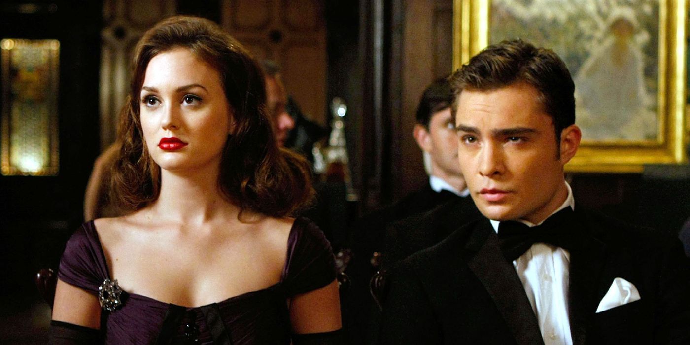Blair and Chuck in formal attire in Gossip Girl
