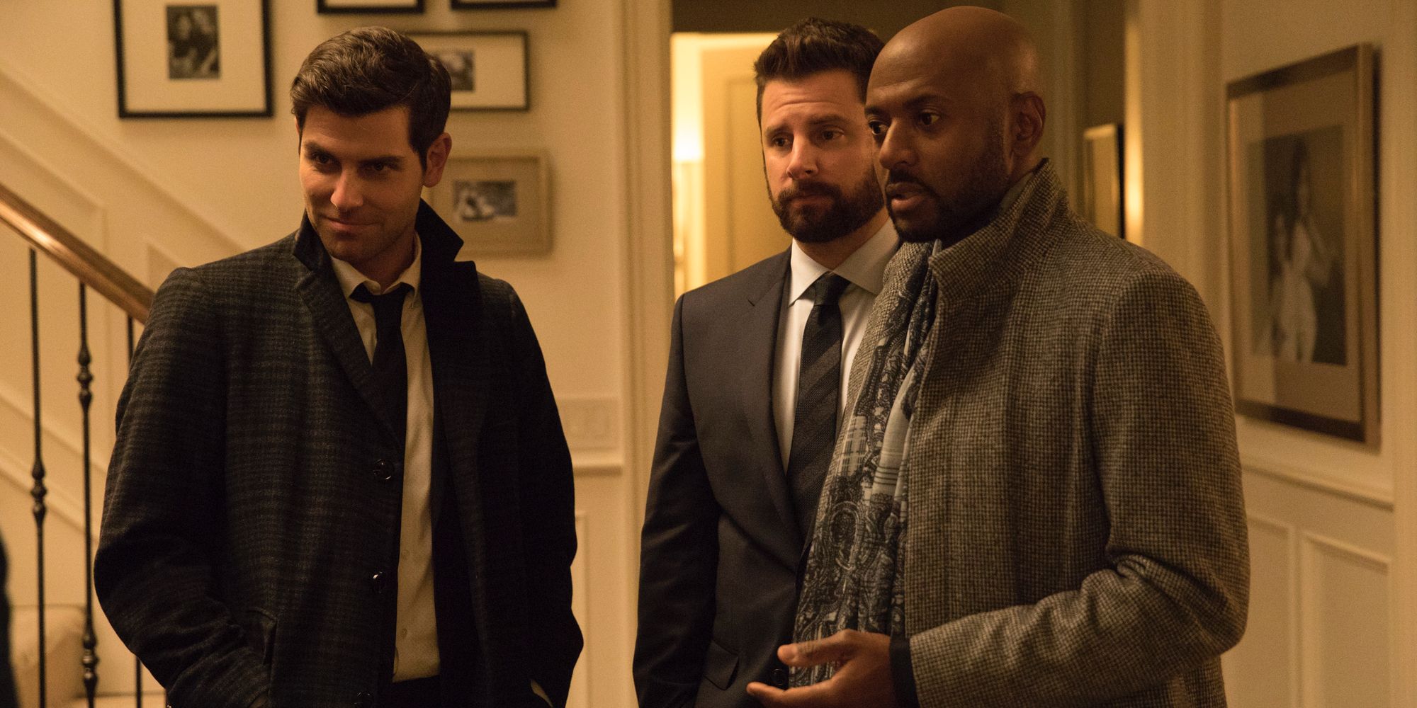 David Giuntoli James Roday and Romany Malco in A Million Little Things
