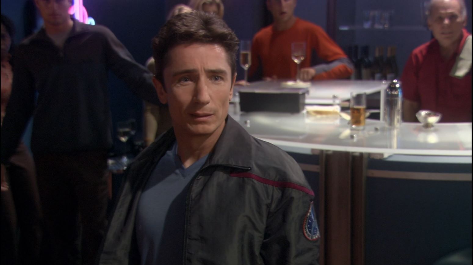 Dominic Keating in Star Trek Enterprise as Montgomery Reed