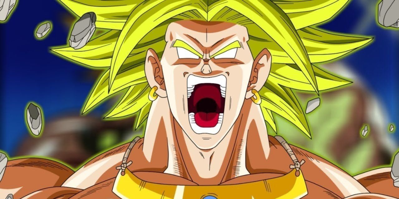 Broly from the Dragon Ball anime series.