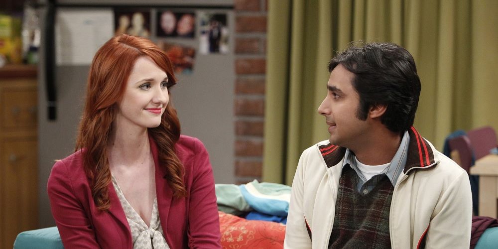 Emily and Raj Koothrappali in The Big Bang Theory