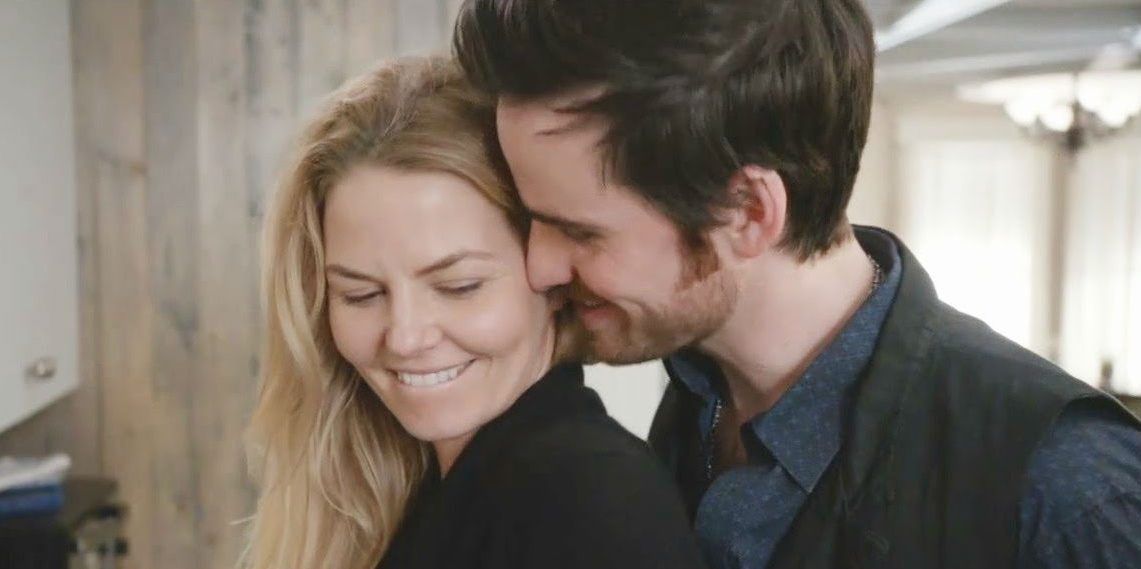 Emma and Hook in Once Upon a Time.