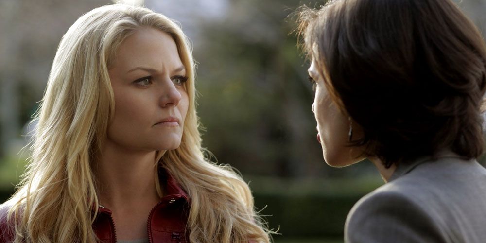 Emma Swan and Regina Mils in Once Upon A Time