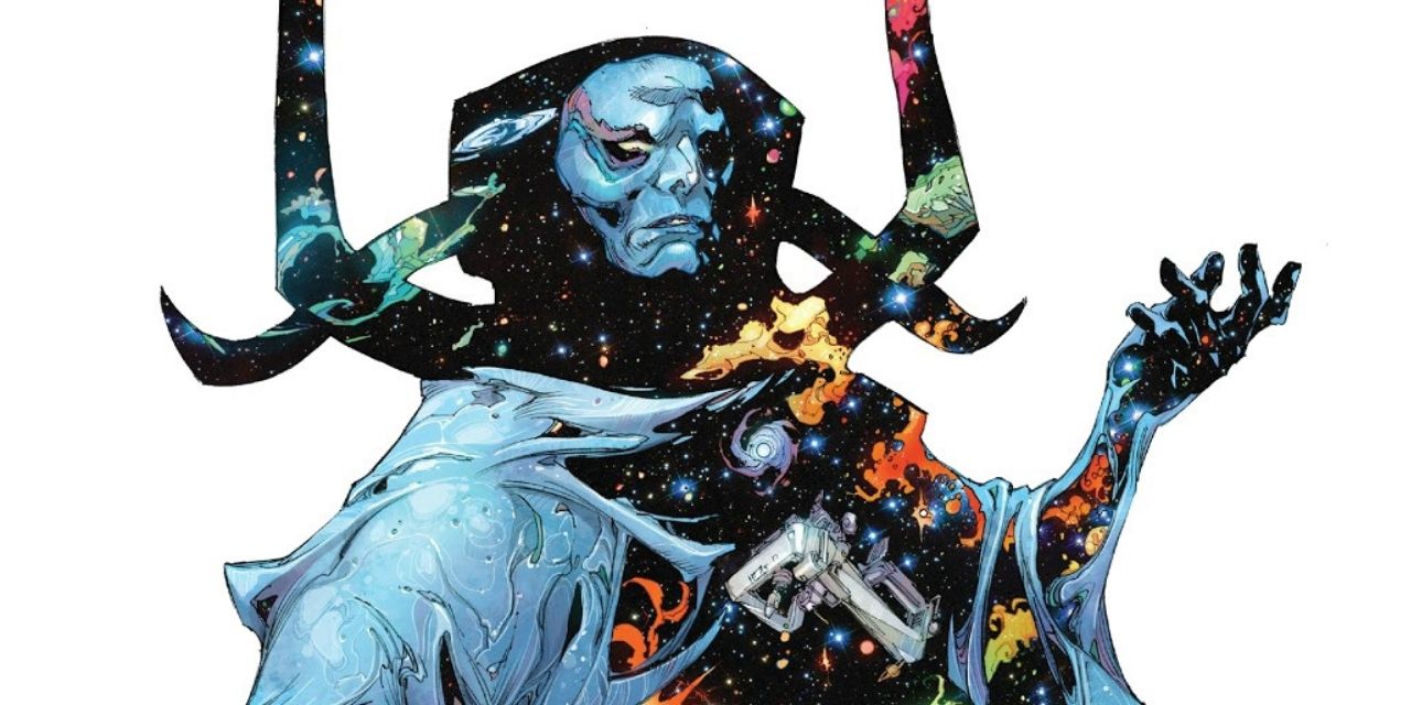 Eternity against a white background in Marvel comics