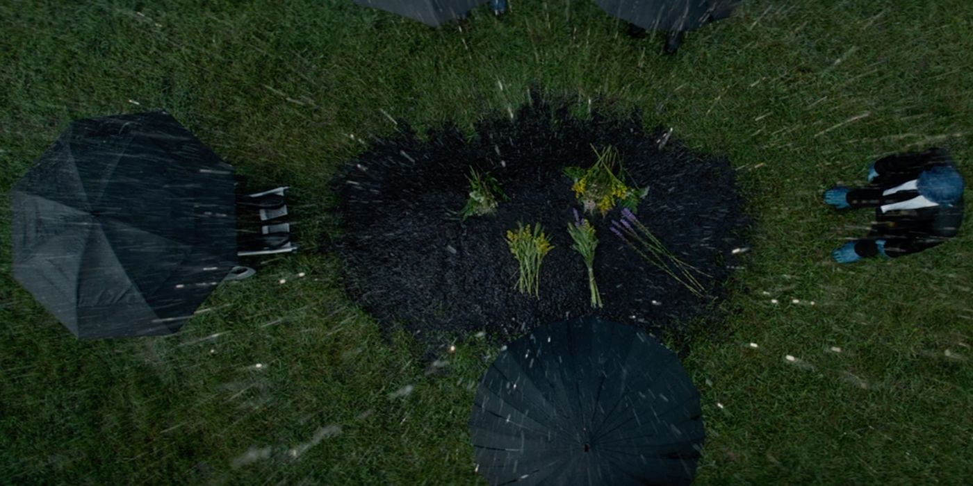 Funeral in X-Men Dark Phoenix