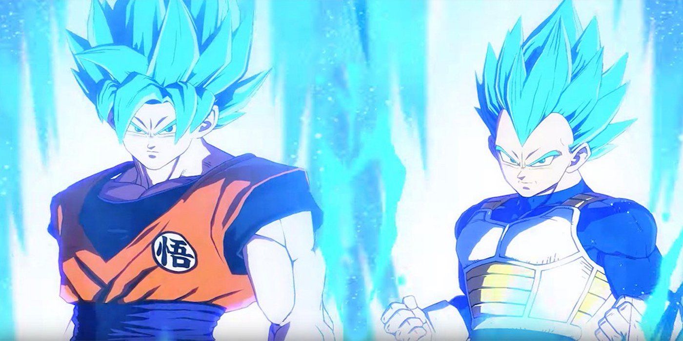 Header Dragon Ball FighterZ Super Saiyan Blue Goku And Vegeta