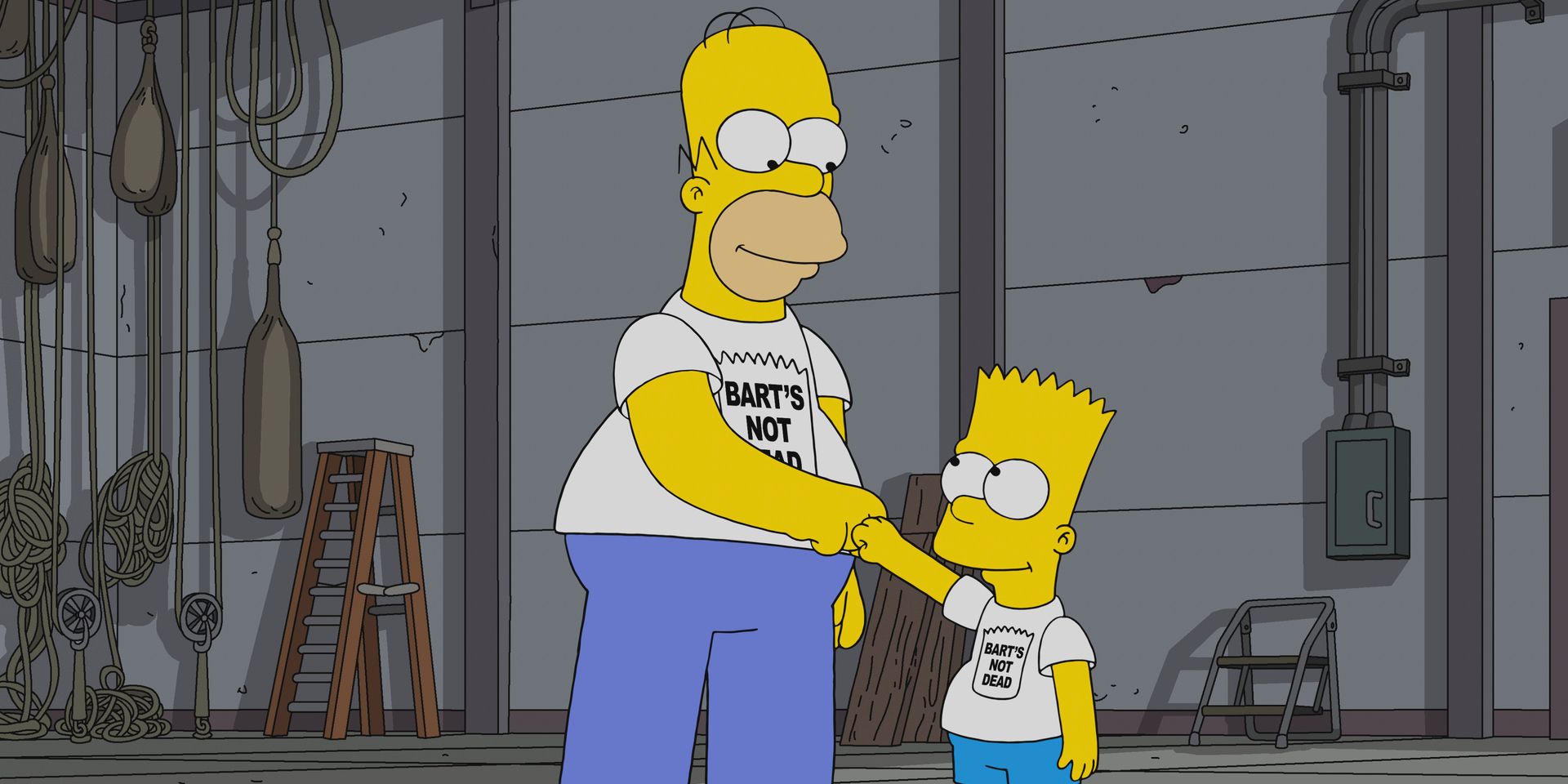 Homer Bart The Simpsons Bart's Not Dead