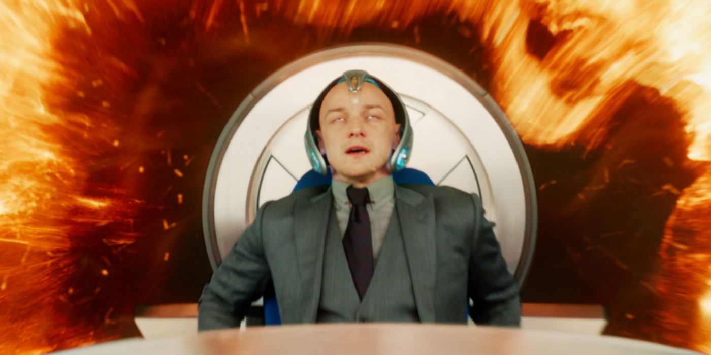 James McAvoy as Professor X in X-Men Dark Phoenix