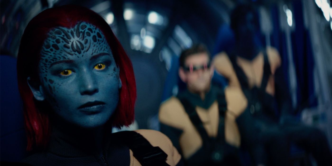 Jennifer Lawrence as Mystique in blackbird