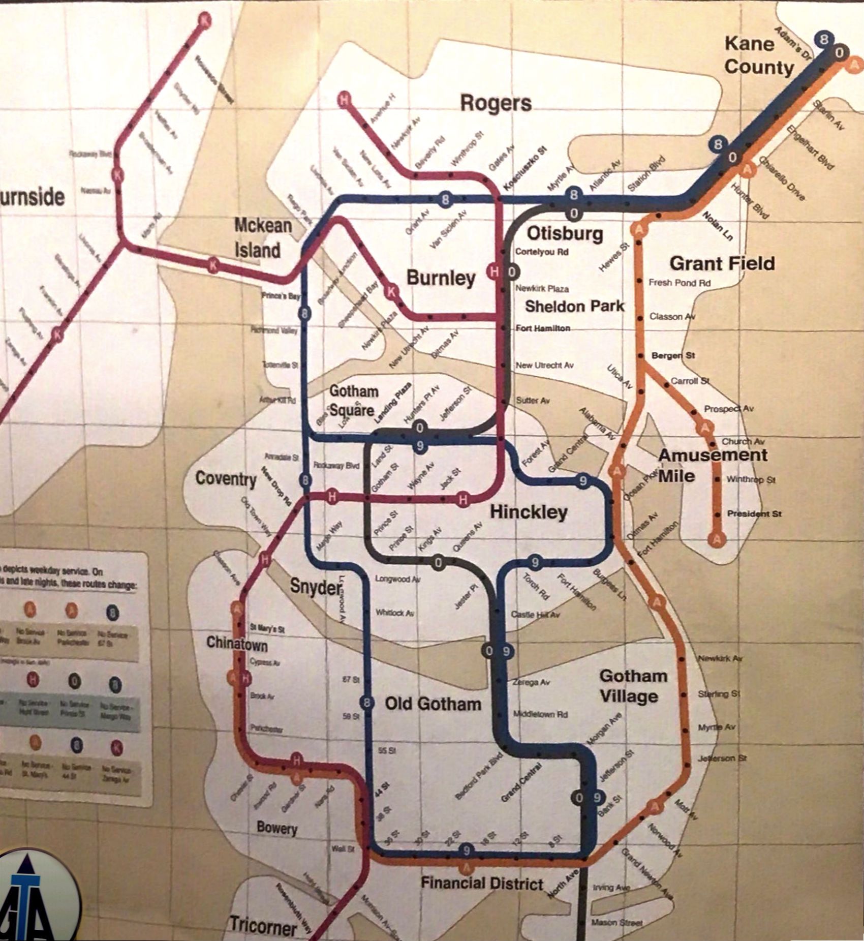 Joker - Gotham City Map