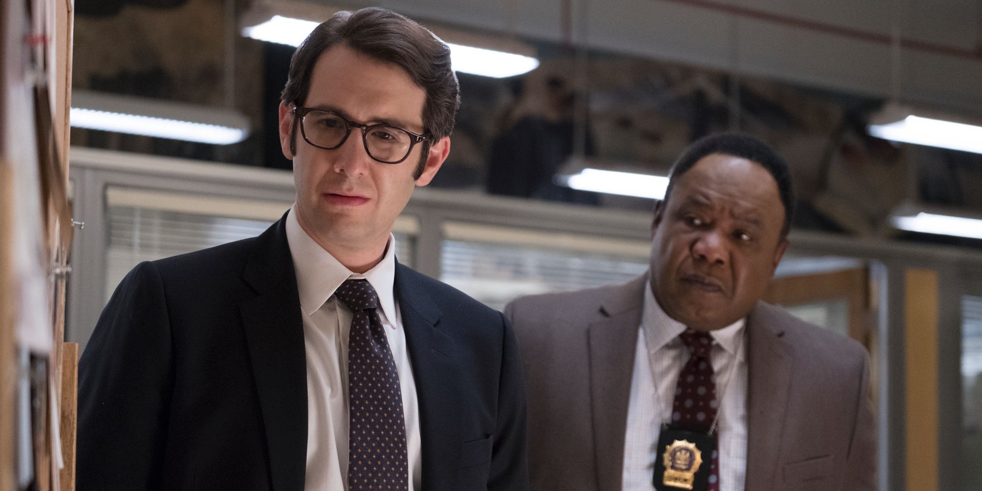 Josh Groban and Isiah Witlock Jr in The Good Cop
