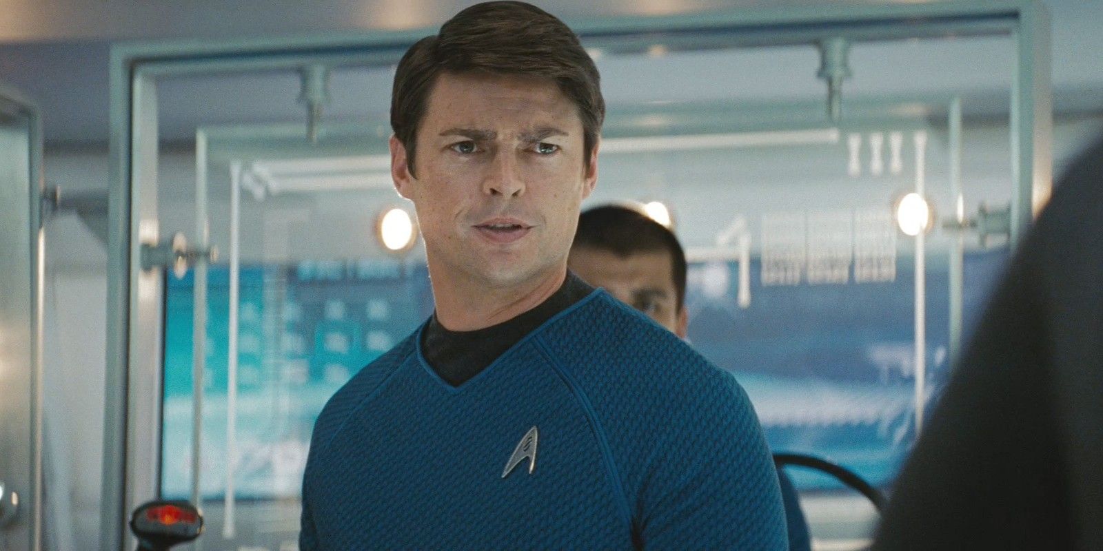 Karl Urban as McCoy in Star Trek