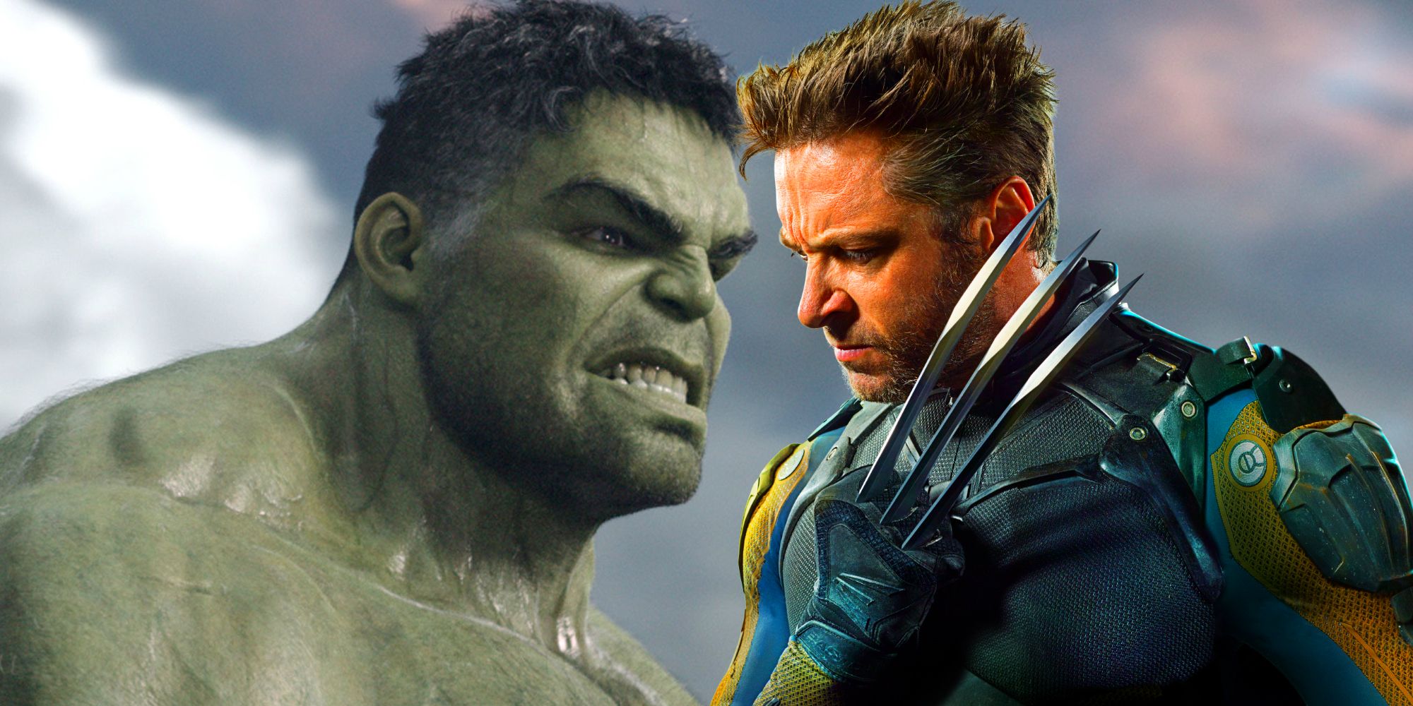 Mark Ruffalo's Hulk and Hugh Jackman's Wolverine