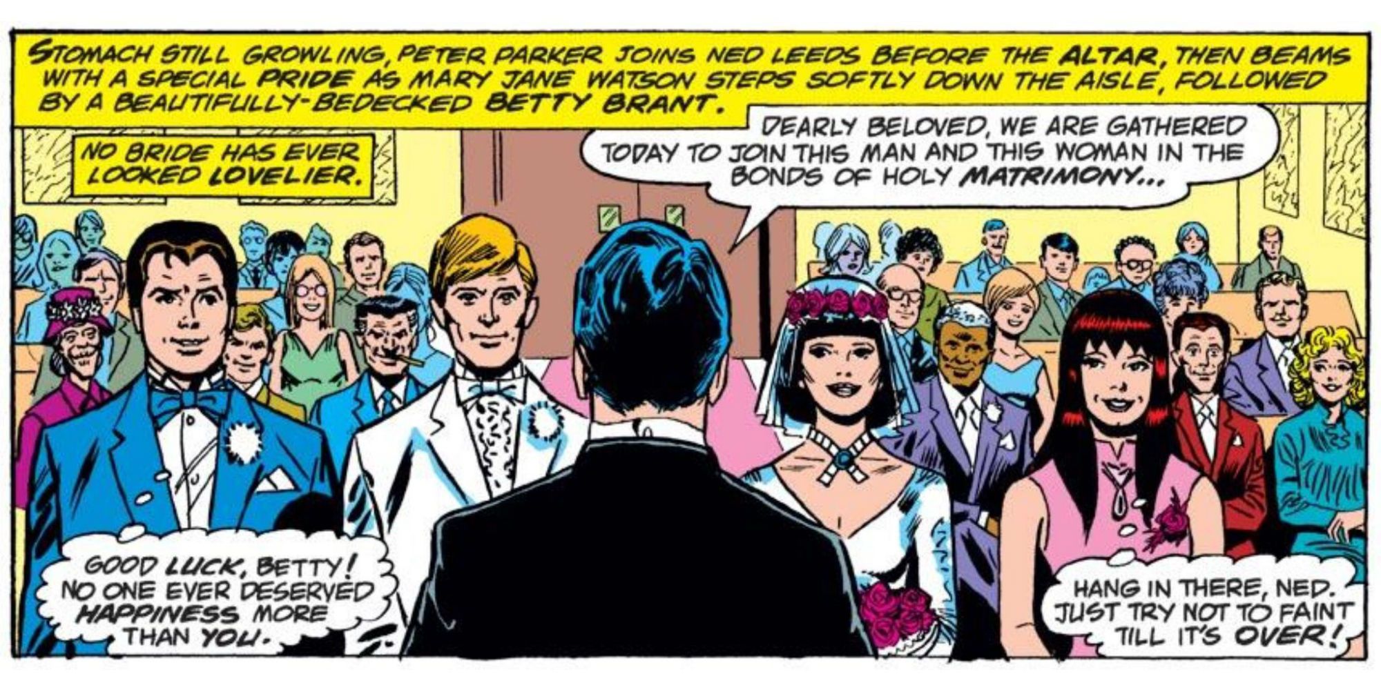 Marvel Comics - Ned Leeds and Betty Brant wedding
