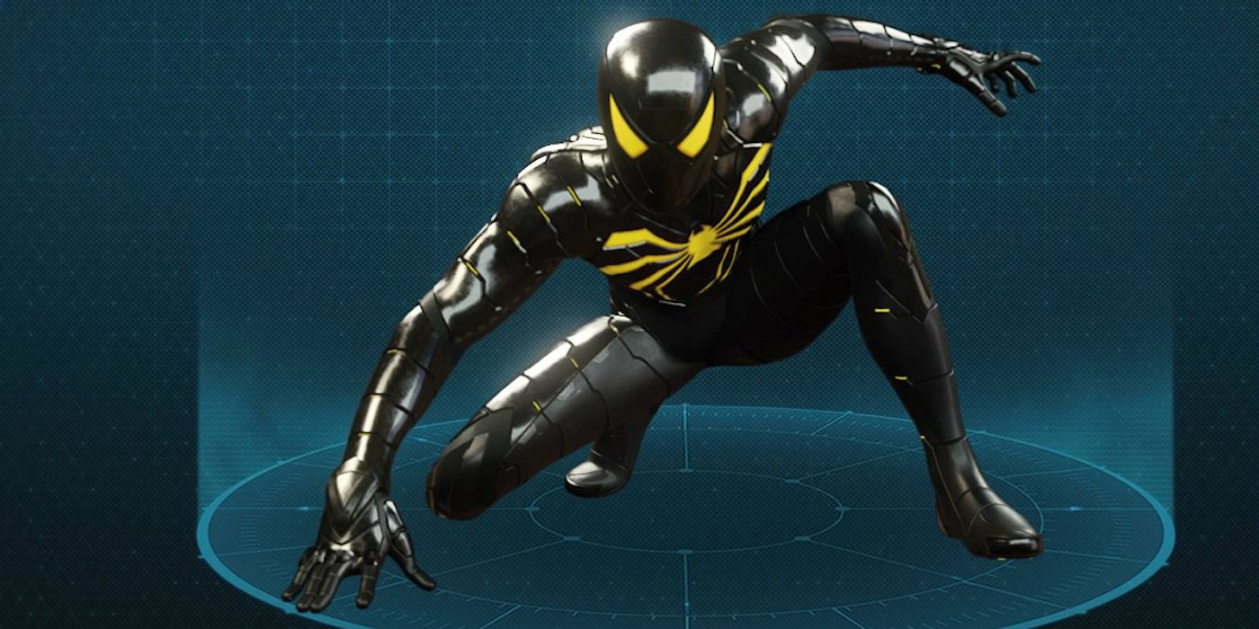 marvel spider man ps4 black suit