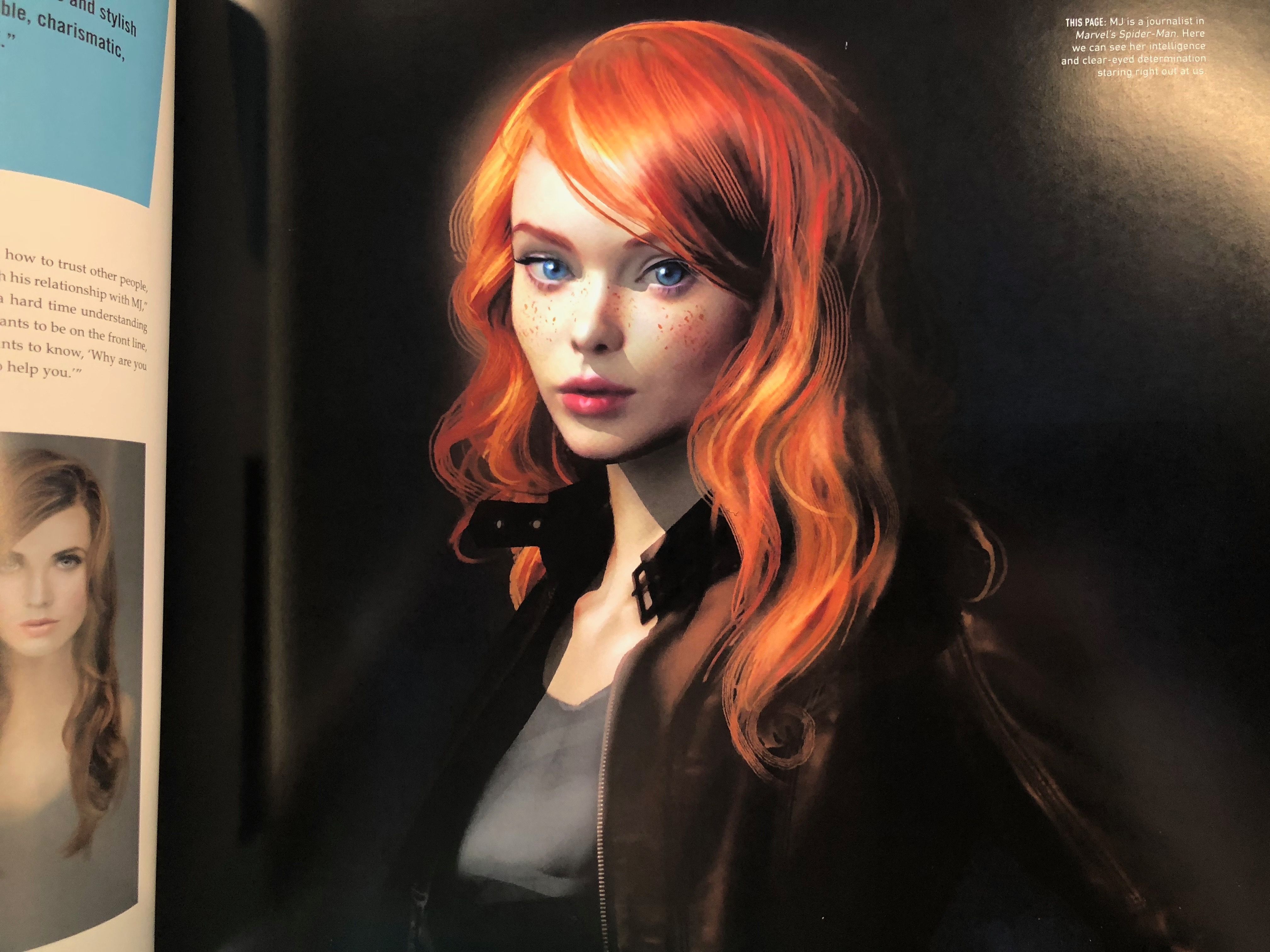 Mary Jane Watson Concept Art For Marvel's Spider-Man