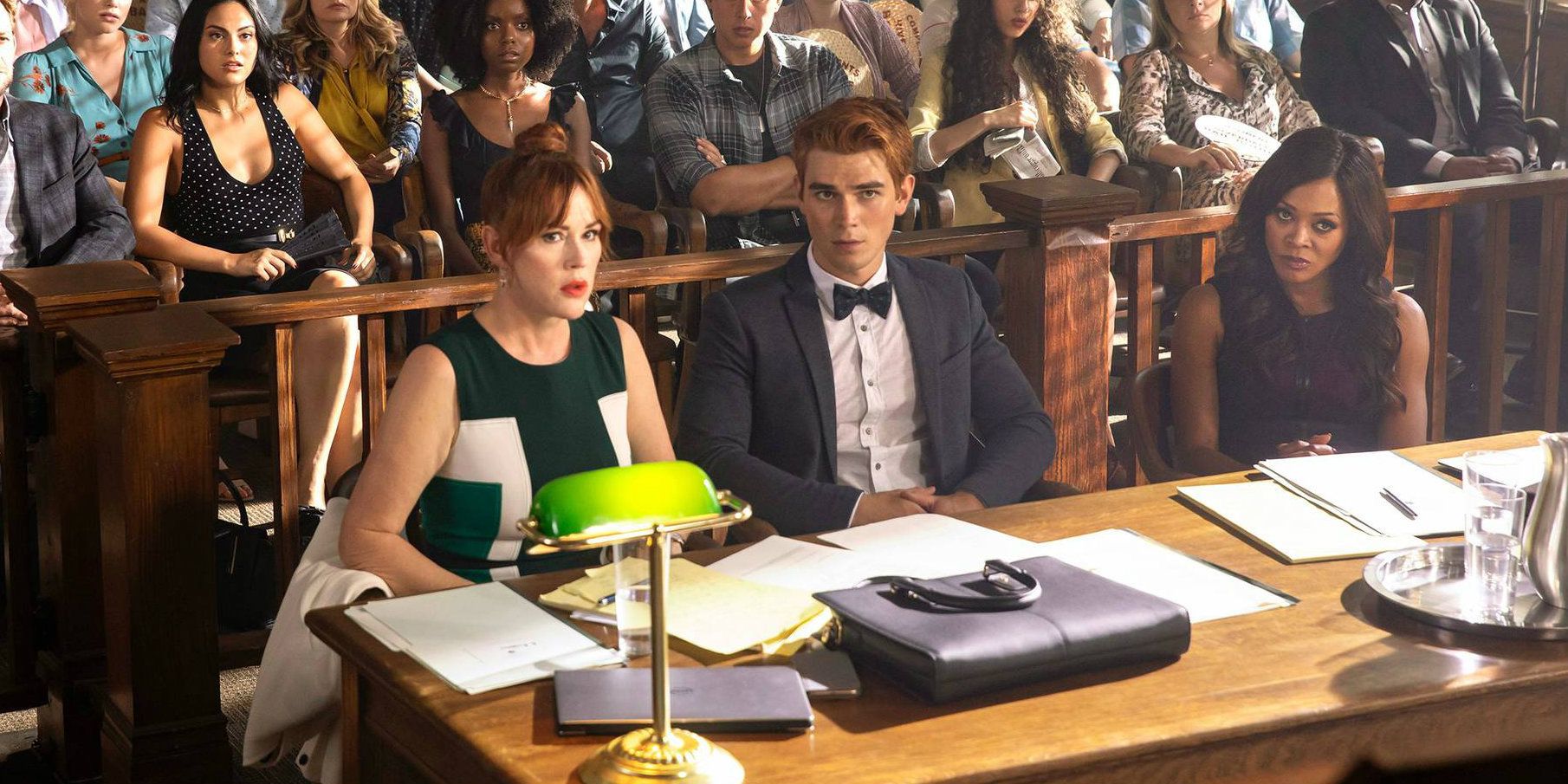 Molly Ringwald KJ Apa and Robin Givens in Riverdale season 3