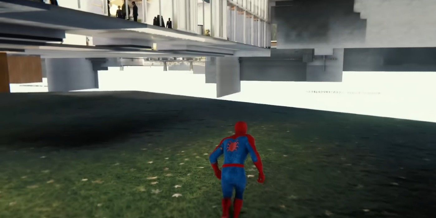 Spider-Man at the Museum of Art on PS4