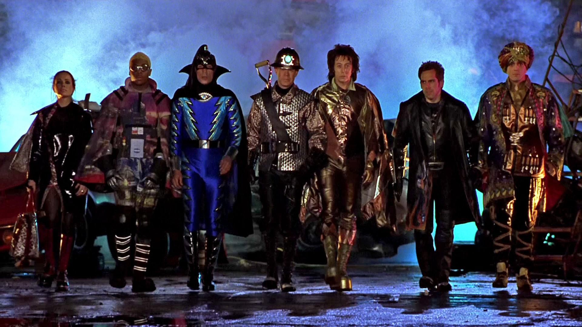 The superheroes in Mystery Men