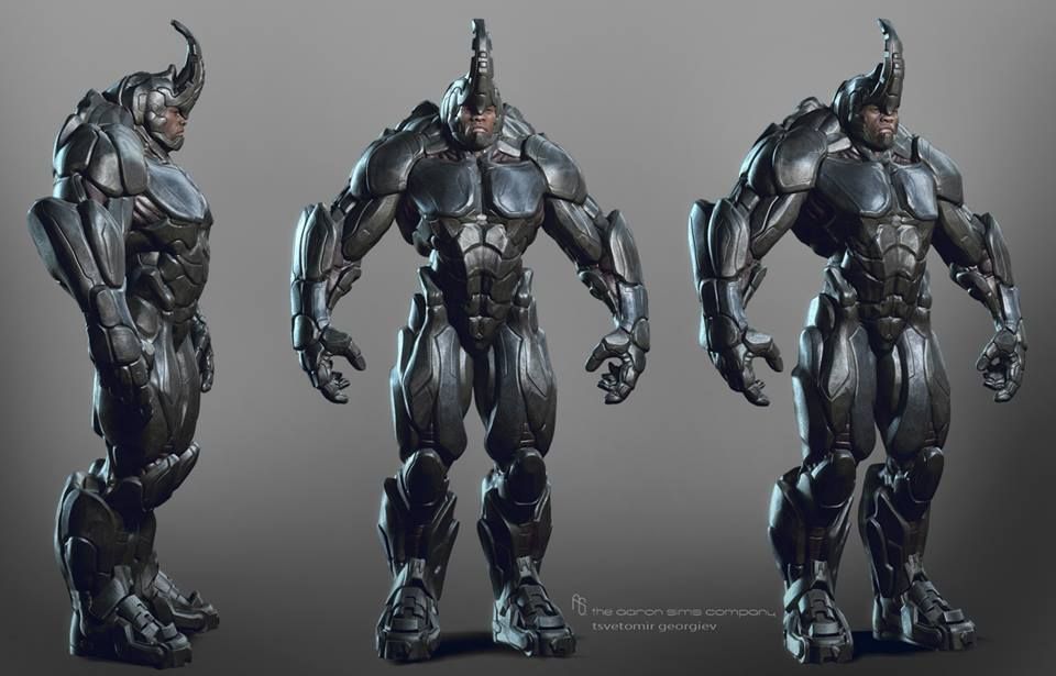 Rhino Concept Art For The Amazing Spider-Man 2