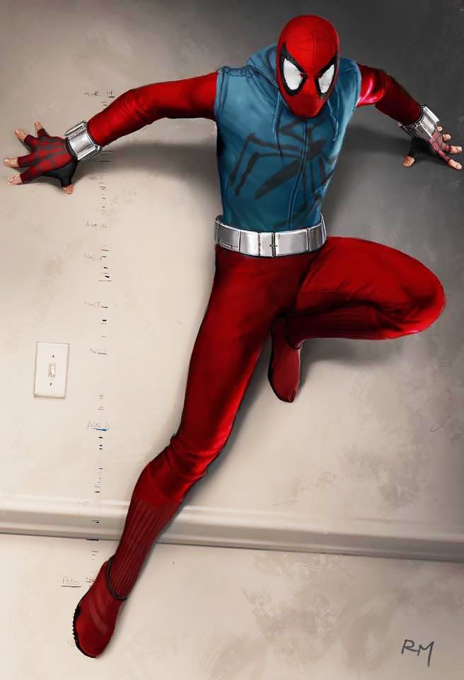 Scarlet Spider Concept Art for Spider-Man Homecoming