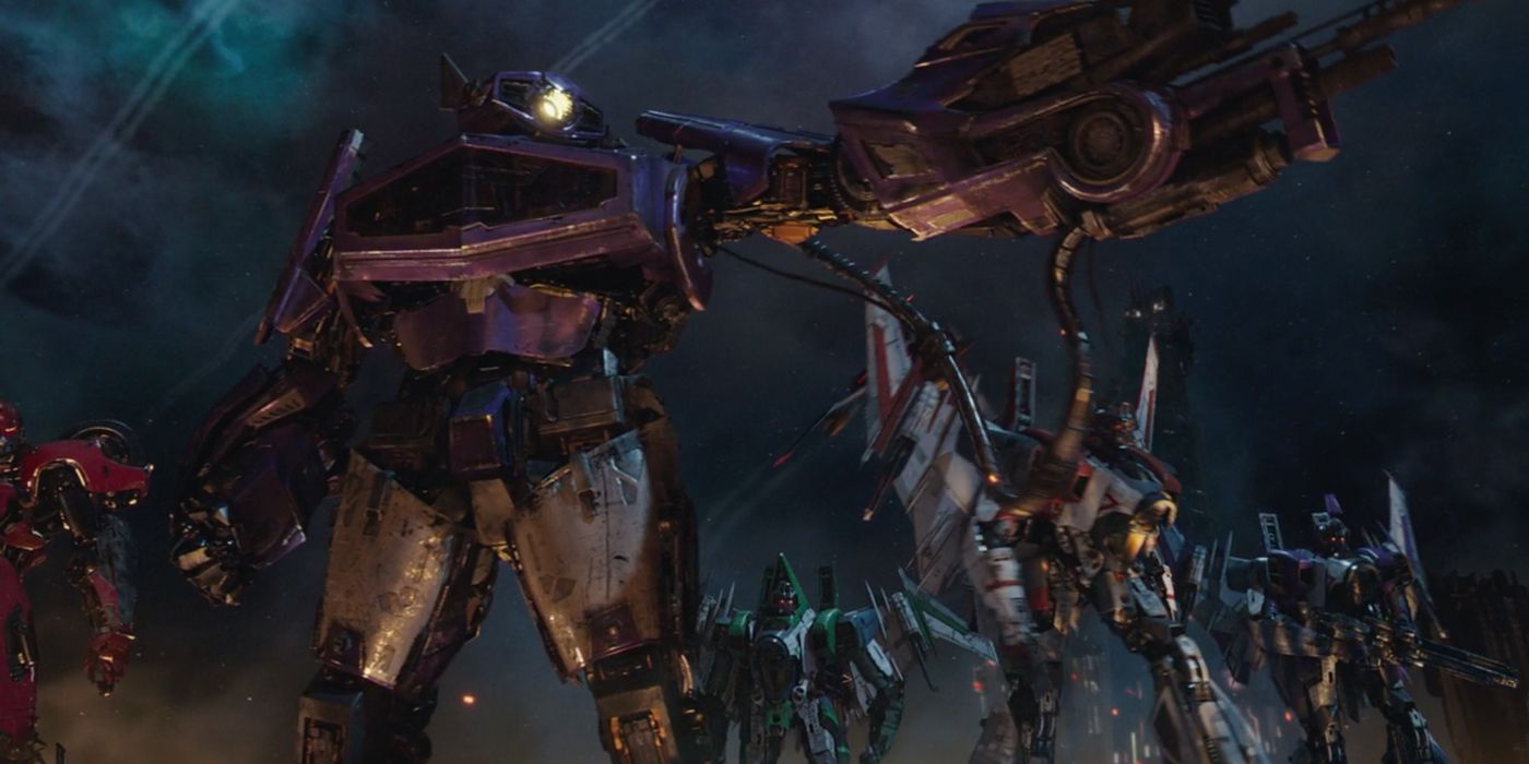 Shockwave and other Decepticons in Bumblebee