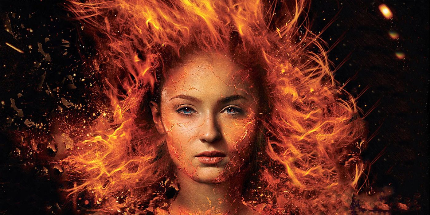 Sophie Turner in Dark Phoenix poster
