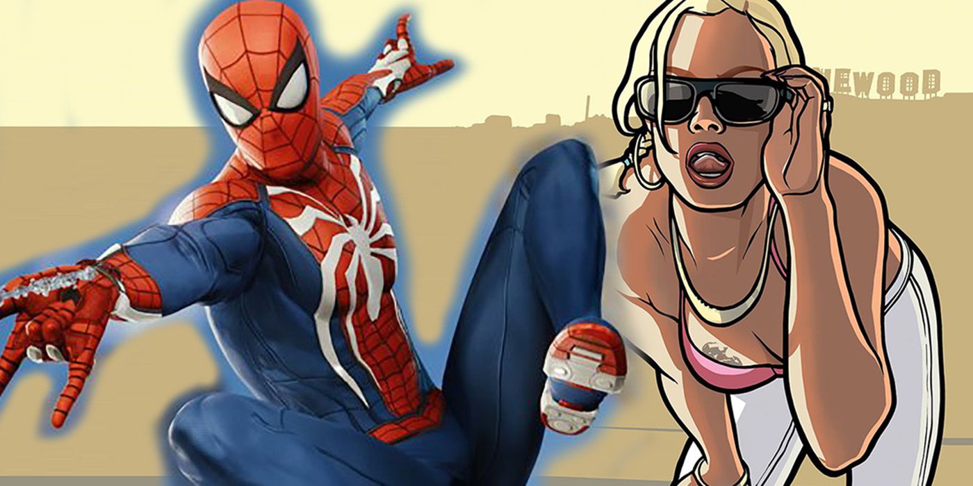 Grand Theft Auto San Andreas gets a PS4 Spider-Man Mod