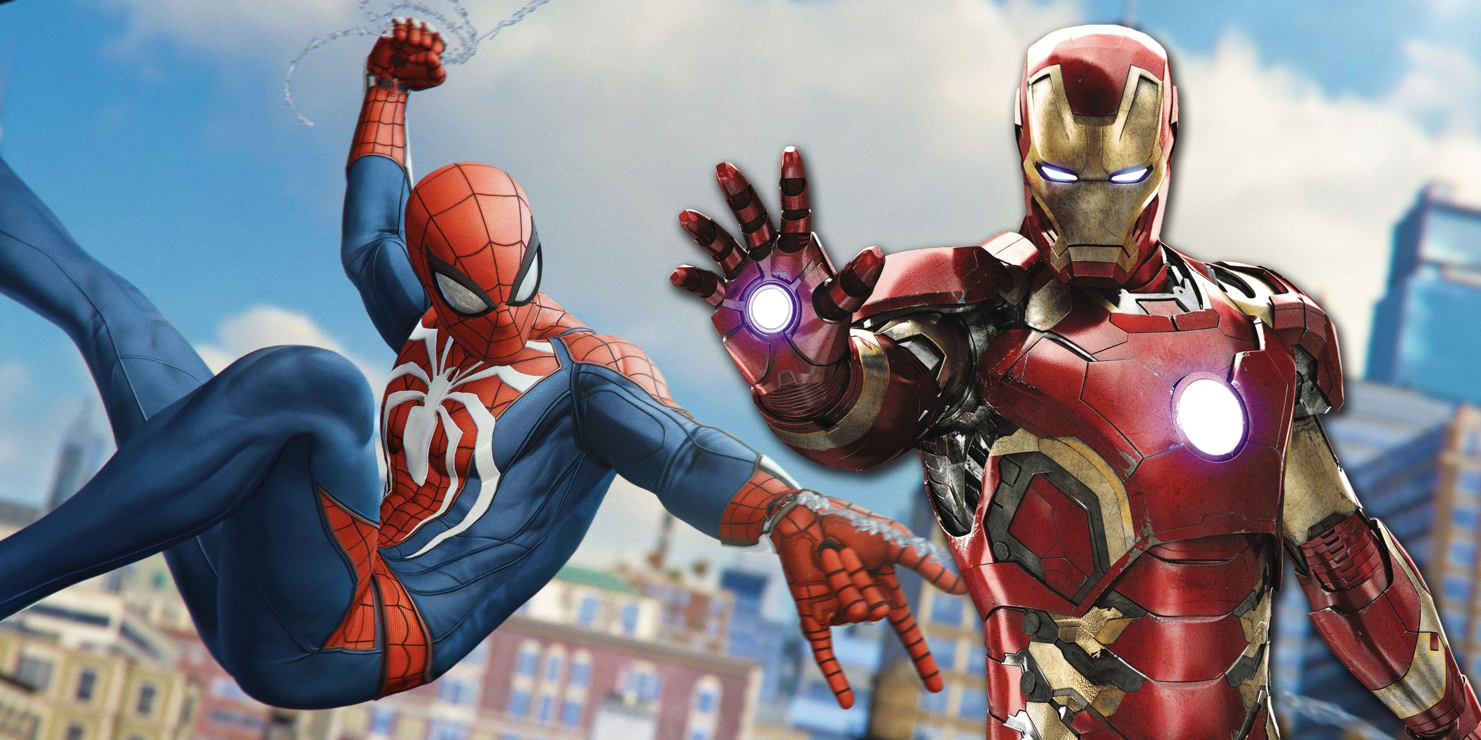 Spider-Man PS4 With Iron Man