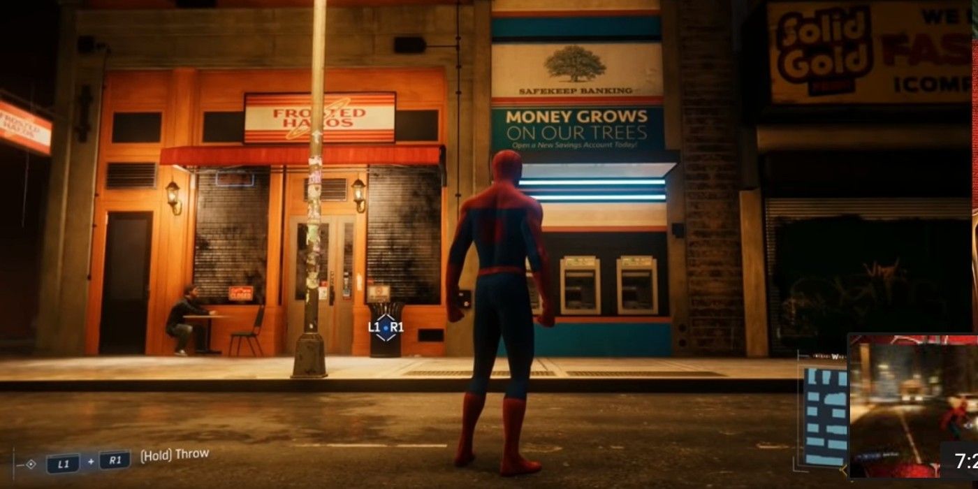 Spider-Man at the Seinfeld Soup Kitchen on PS4