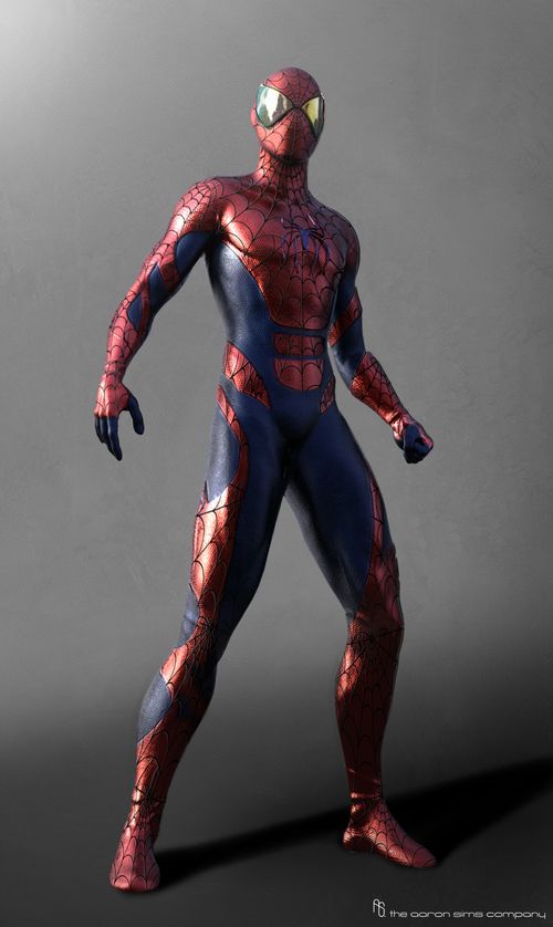 Spider Suit Concept Art for The Amazing Spider-Man 2